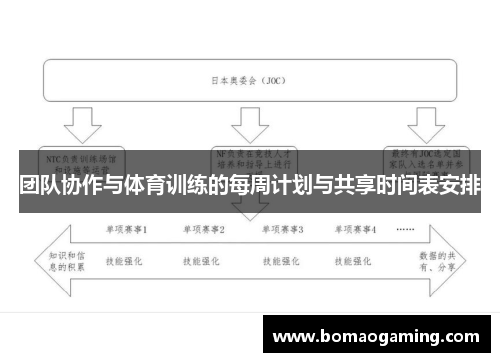 团队协作与体育训练的每周计划与共享时间表安排